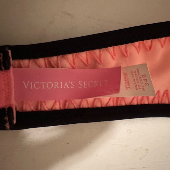 Victoria’s Secret | Neon Colorblock The Flirt Bandeau Bikini Top | Size 34B - Picture 8 of 8